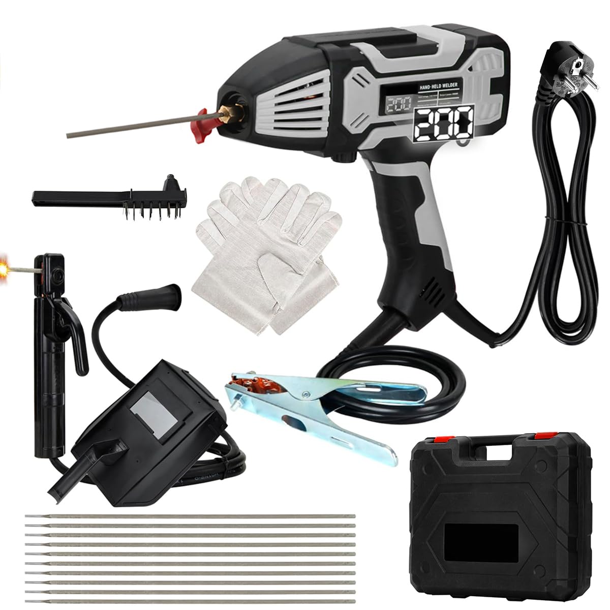 Bonvoisin ARC Saldatrice Portatile, Invertitore IGBT, 6 Regolazione