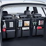 R-timer Kofferraum Organizer für VW Touareg 3 (III) 2025 2024 2023, Auto Kofferraumtasche Rücksitz Organizer für Aufbewahren und Organisieren von Dingen Zubehör,3pcs