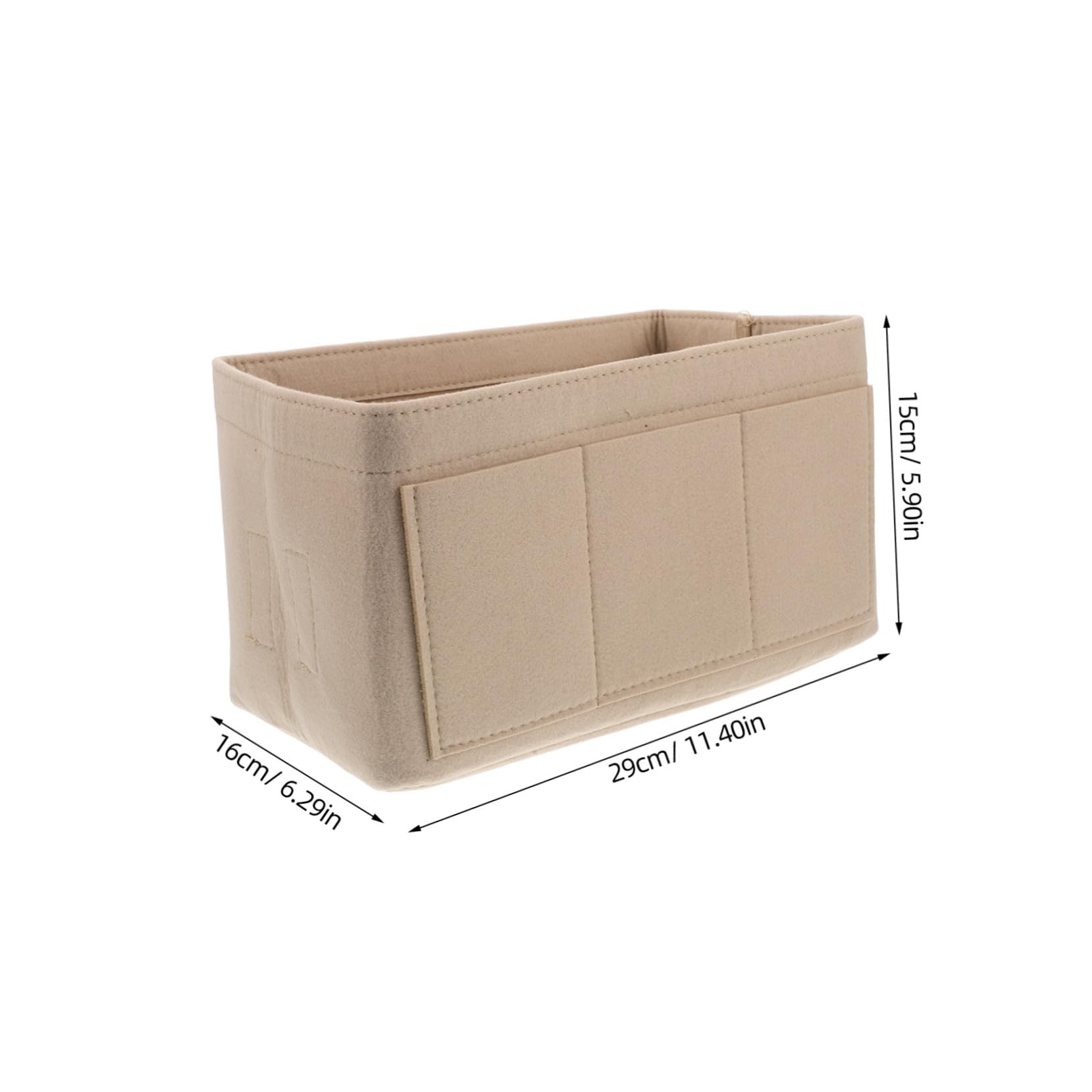 NOLITOY Felt Tote Bag Organizer Insert Multipurpose Purse Holder for Makeup and Storage Durable Craftsmanship with Versatile Design for Everyday Use