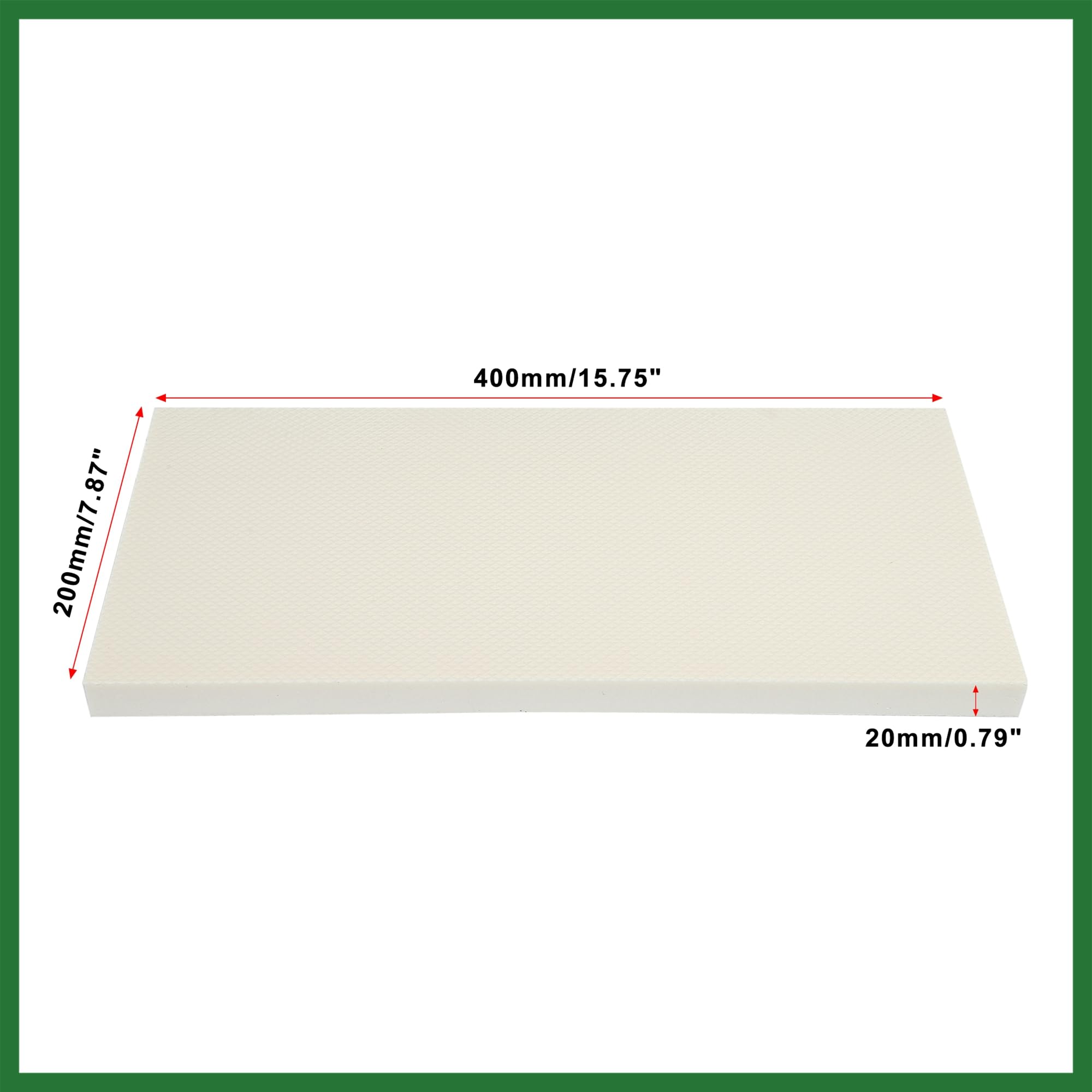 Motoforti 400x200x20mm 4pcs Car Garage Wall Guard Door Protector EVA White Long-lasting, 15.75"x7.87"x0.79" - Image 3
