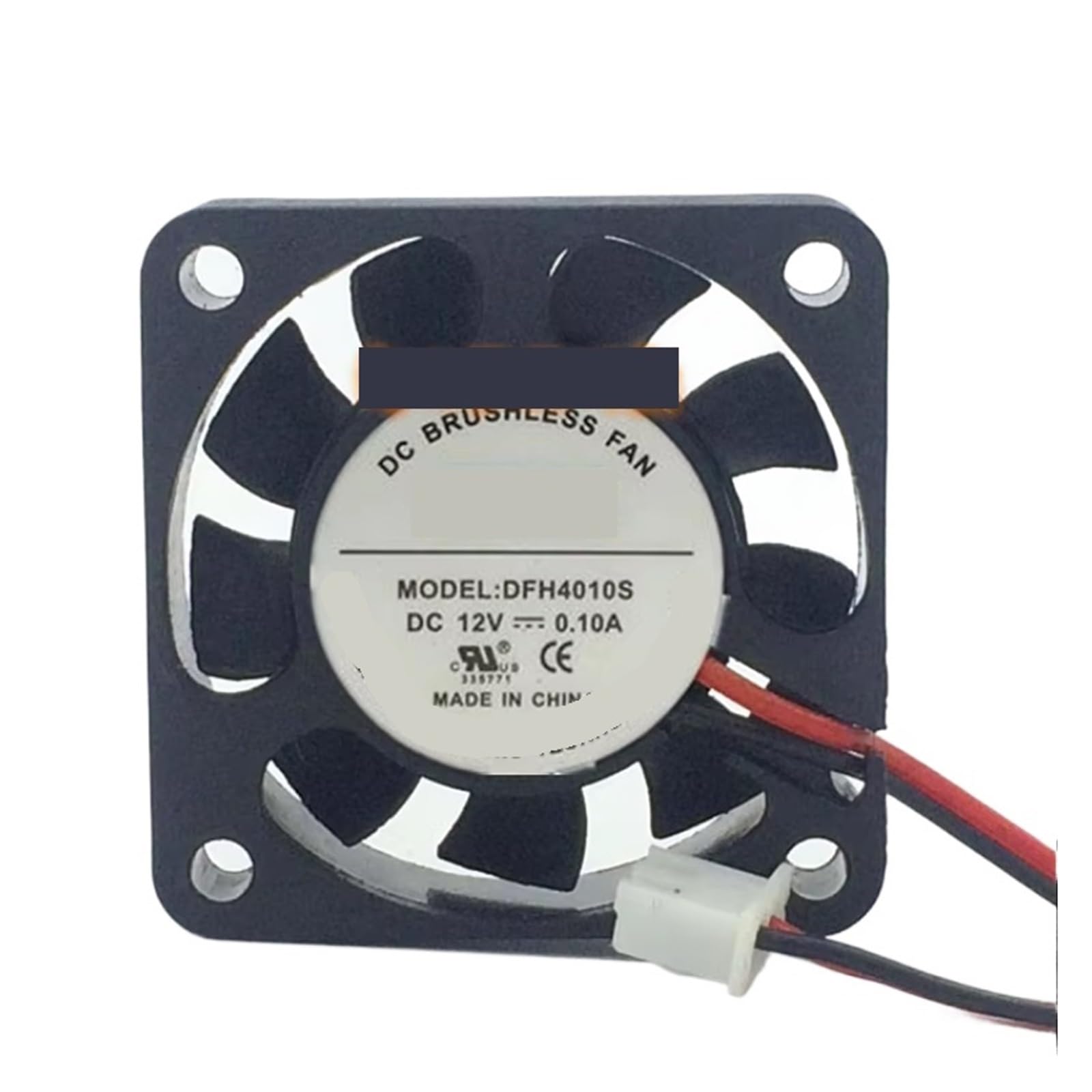 TPKMVGAP DFH4010S DC 12V 0.1A 40x40x10mm 2-wire Server Cooling Fan