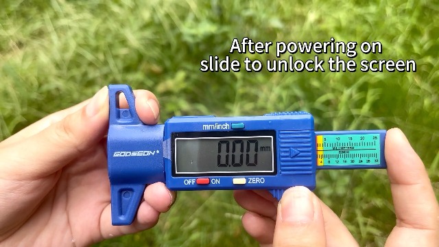 GODESON Digital Tyre Tread Depth Gauge UK,0-25.4 Mm Inch Numérique Noir