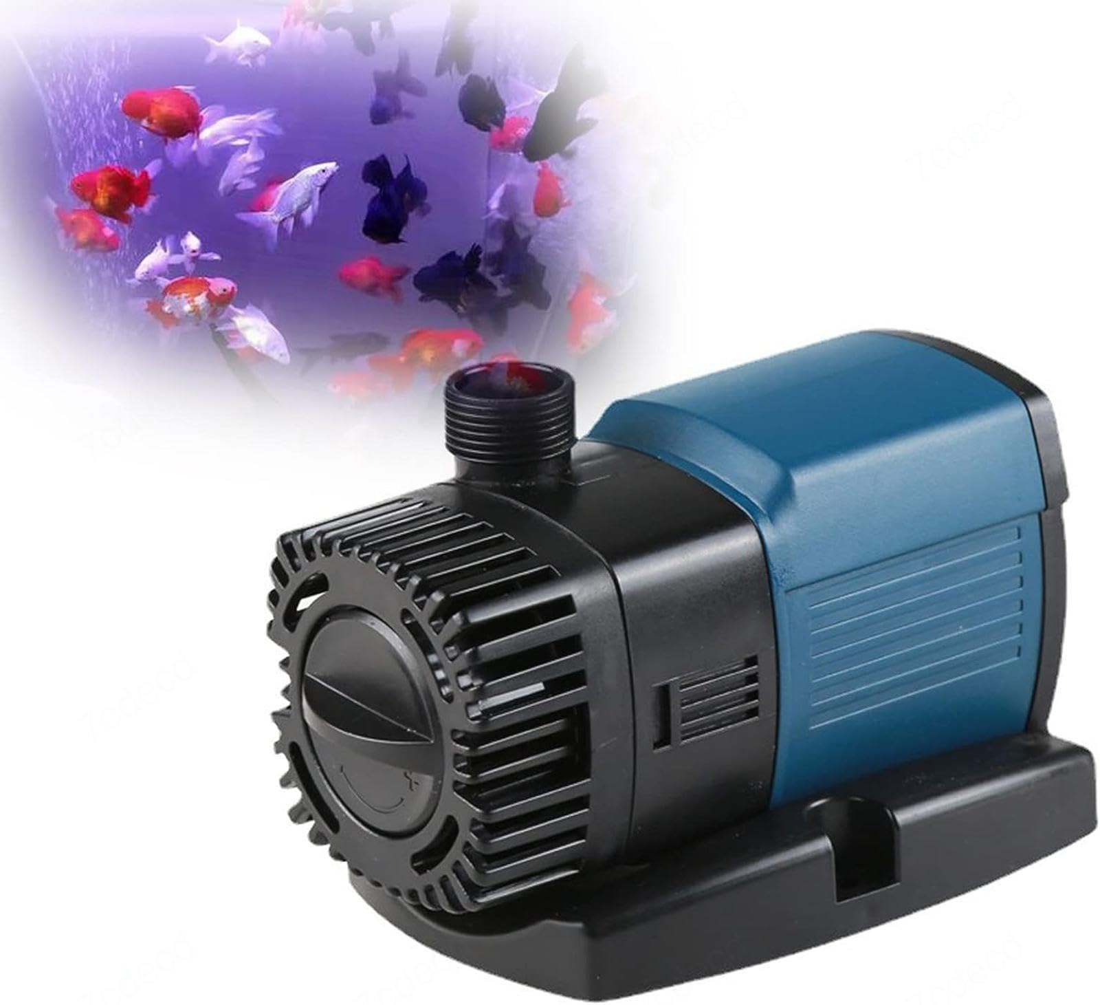 VIDECOR Pompa dell'Acqua Silenziosa a Frequenza Variabile a Bassa Tensione, Pompa per Laghetto Acquario Pompa dell'Acqua Dell'acquario Sommergibile per Fontana da Giardino,3000l/H