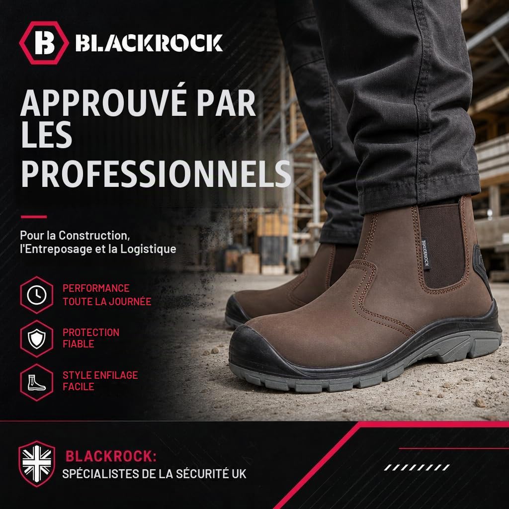 Blackrock Bottes de sécurité en composite Dealer, avec embout composite
