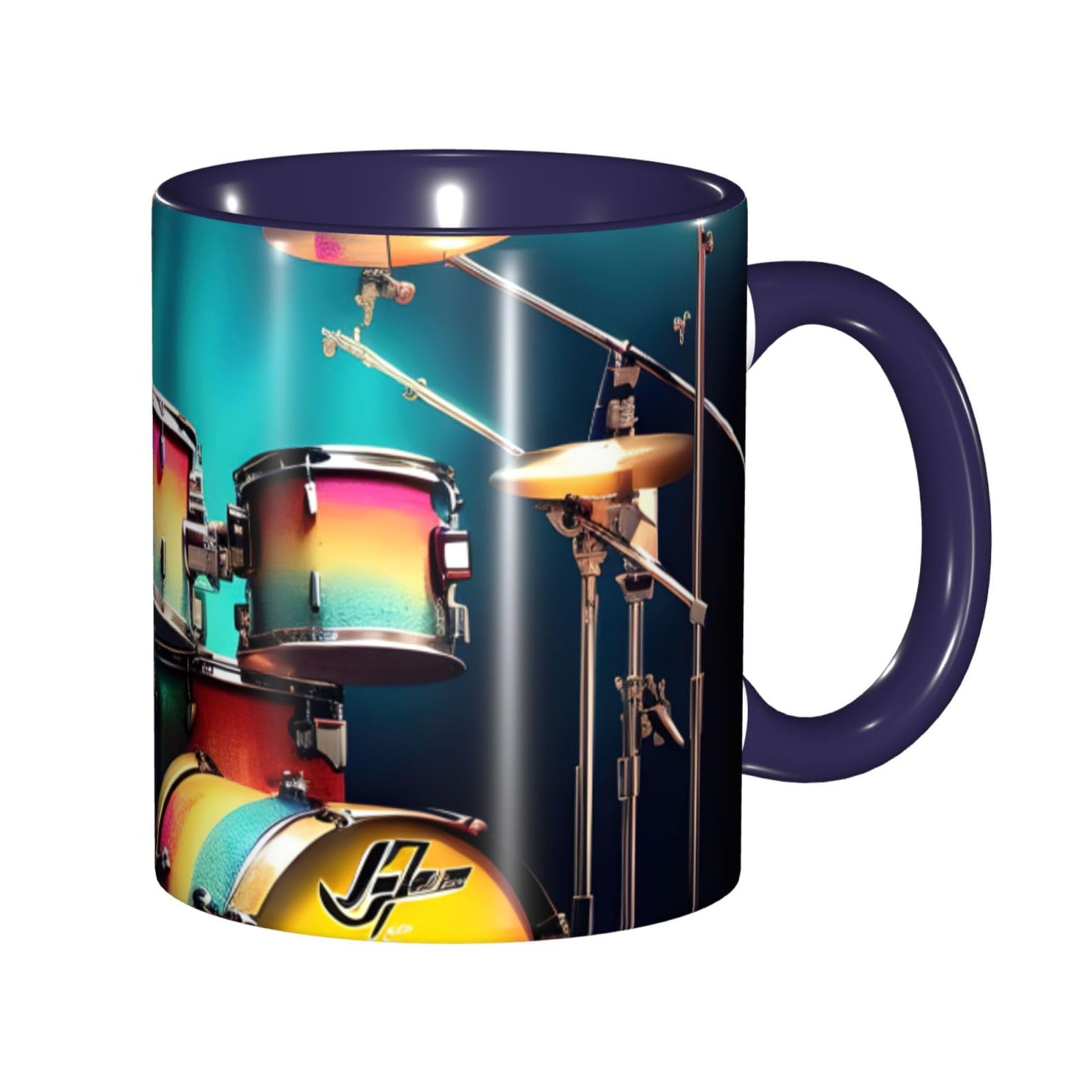 Tasses à café en céramique Cool Drums : finis les bols ternes, place aux 6 couleurs