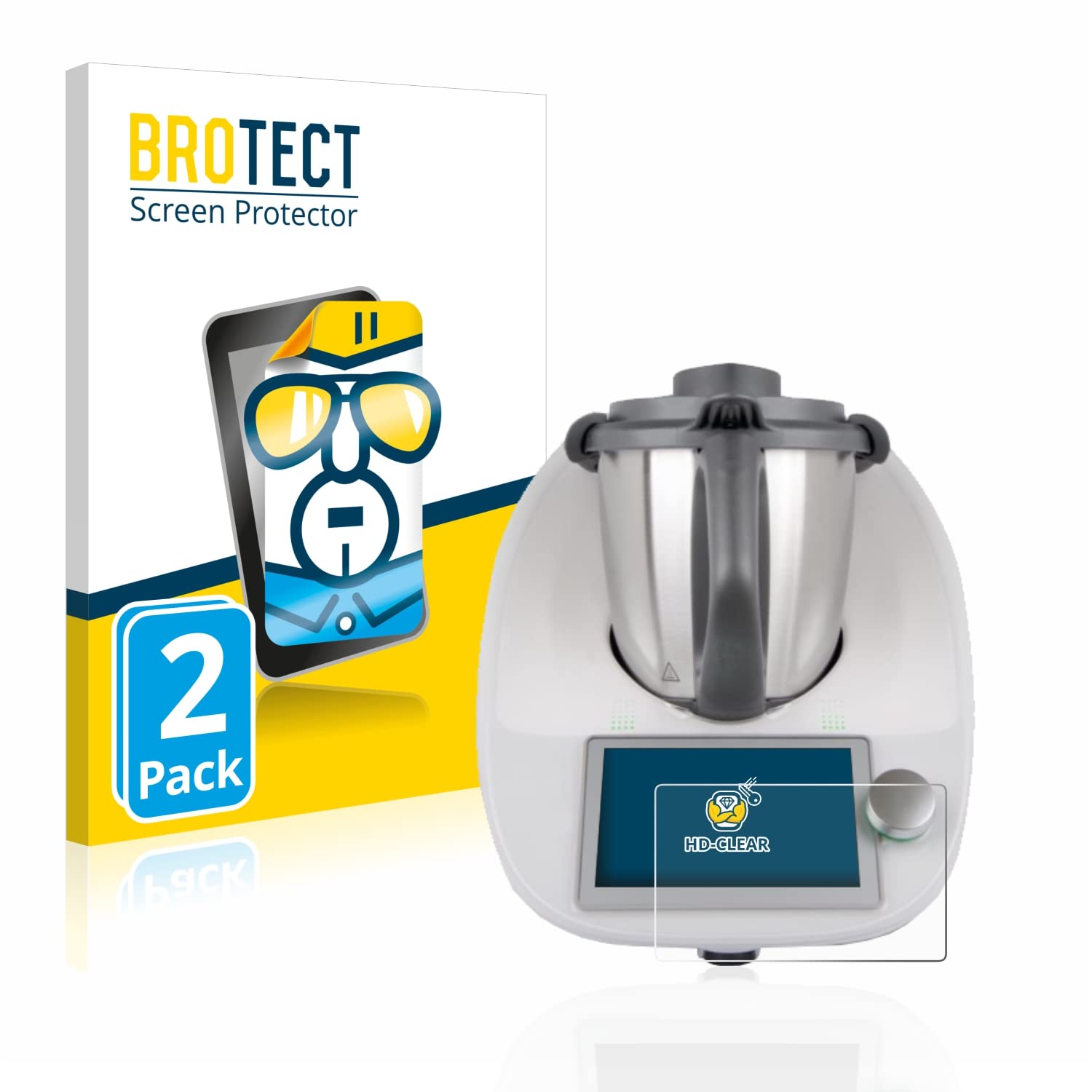Brotect Pellicola Protettiva Per Graupner MC-20 HoTT (2 Pezzi) – Trasparente, Anti-impronta, Made In Germany
