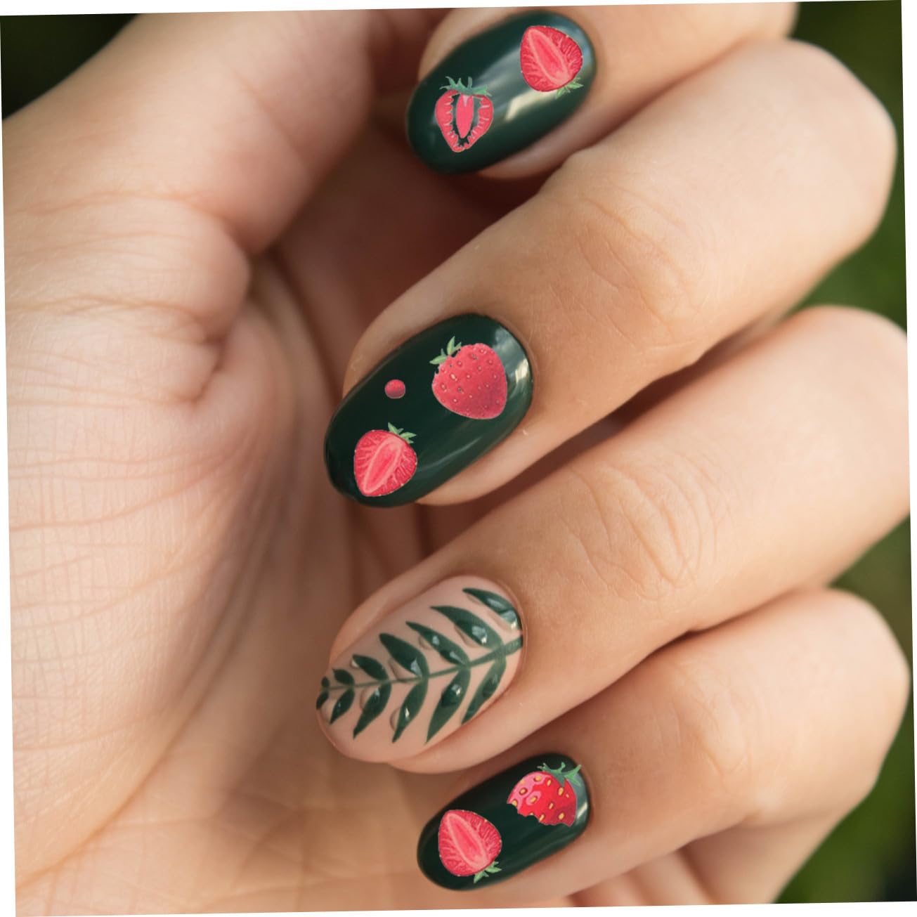 5 Set Adesivi Per Unghie Fiori Decorazioni Autoadesive Per Nail Art Per Manicure Diy E Decorazioni Unghie Facili Applicare E Design Per Look Unico 6 Fogli*5