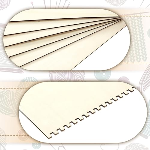 Miniatura 2 de 18 piezas de telar de madera para principiantes, cesta de telar con muescas, accesorios para niños y adultos, manualidades, actividad, joyería,