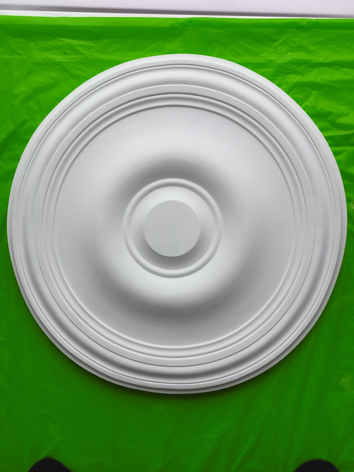 Plaster Ceiling Rose Large Plain Victorian Design 543mm