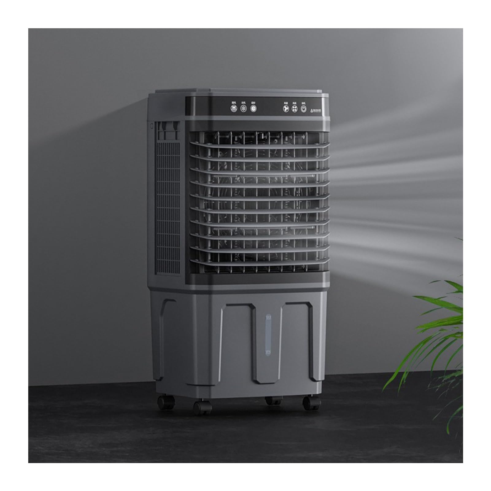 Yfaurnde A Portable Ir Conditioners, Ire Condicionado Portatil, Equipped With 10.57 Gallon Water Tank, 3 Speed Djustment, Nd Utomatic Oscillation Pprox. 120°.