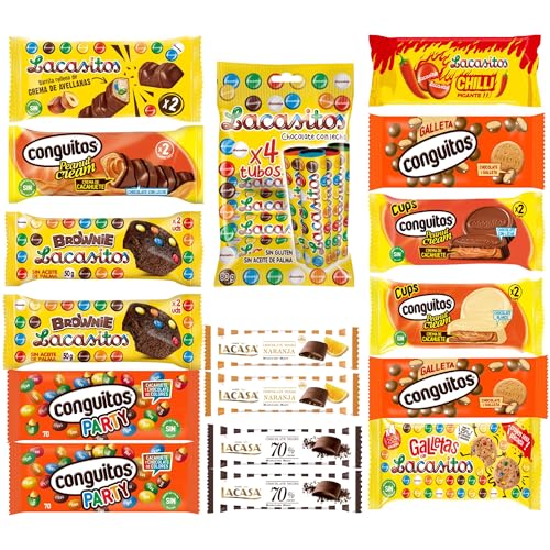 Lacasa , Conguitos y Lacasitos caja regalo surtido chocolatinas