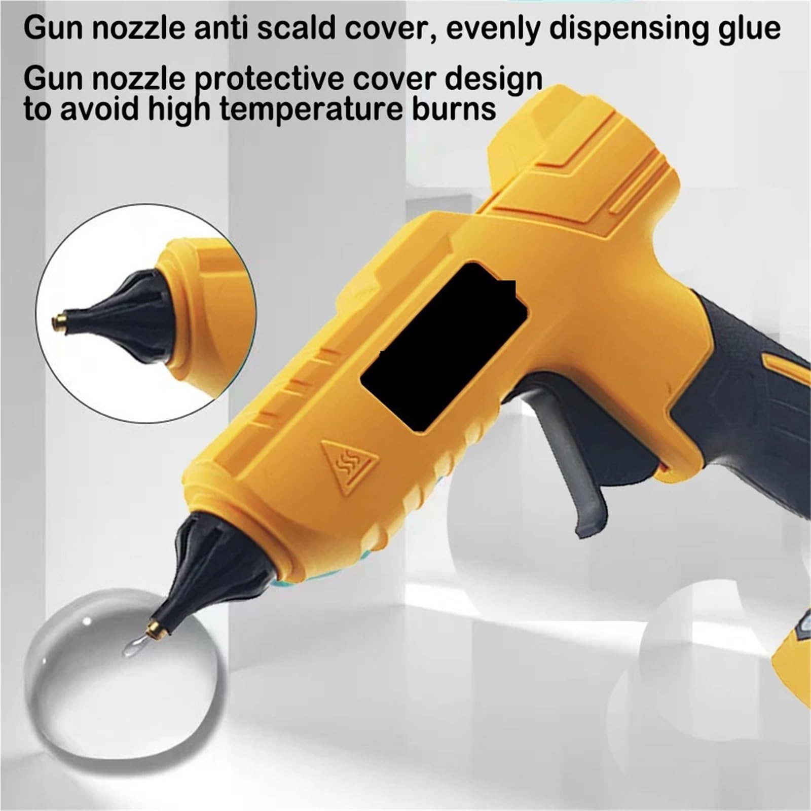 Bezprzewodowy pistolet do klejenia Elektryczne Pistolet Do Kleju Na Gorąco Baterii Bezbłędny 11 Mm Spawanie Powietrza,do szybkich napraw w domu