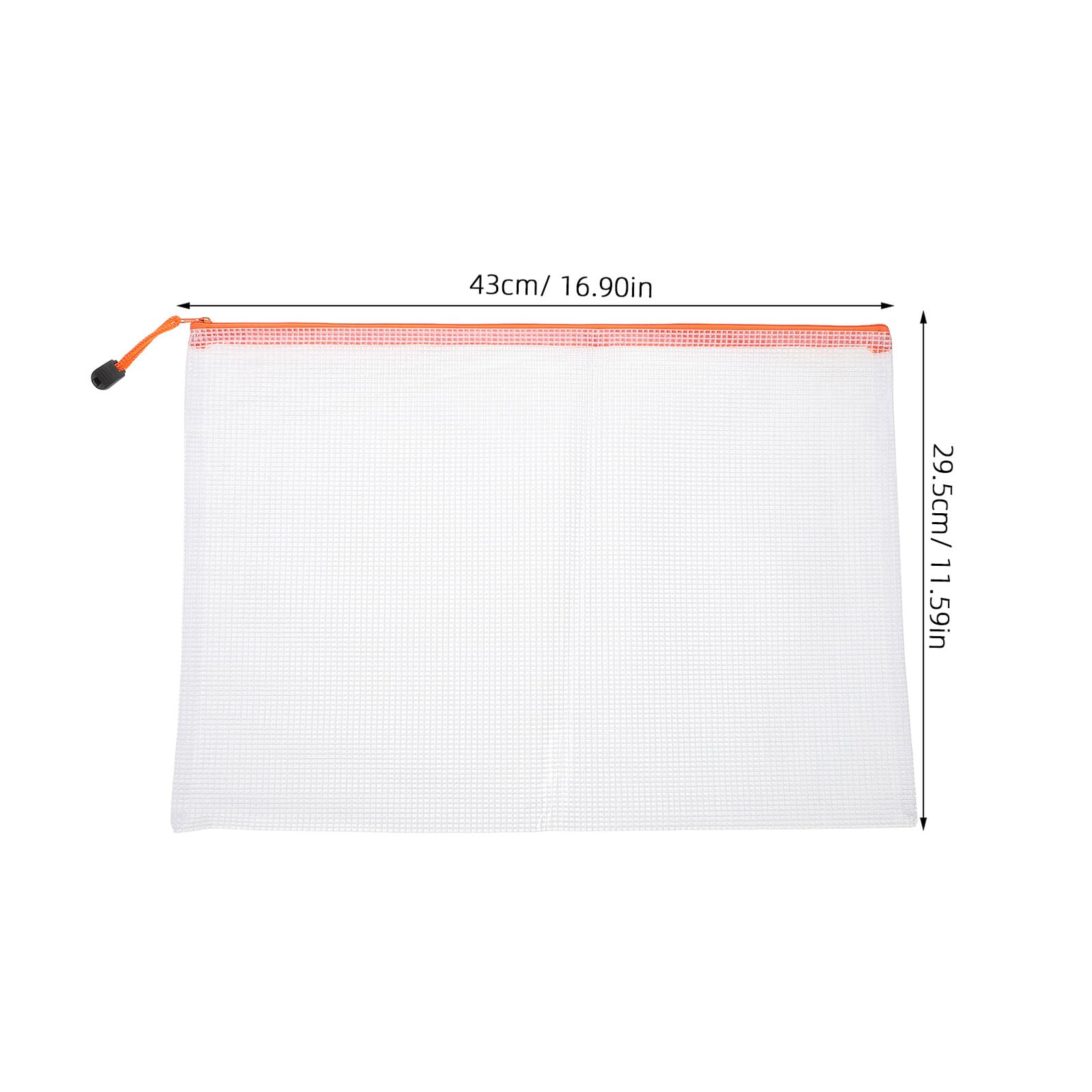 16 pezzi Buste File Mesh Trasparenti con Cerniera Organizer Documenti per Ufficio e Scuola Custodie Porta Documenti Capacità Ampia Colori Misti