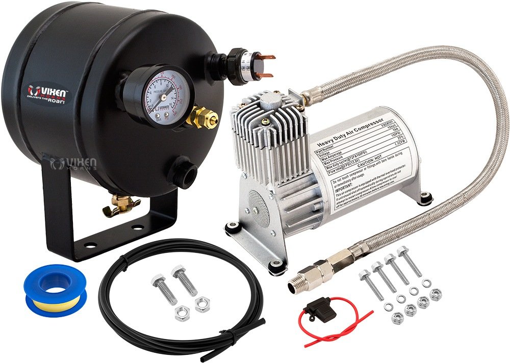 Amazon.com: Vixen Horns 12V Air Compressor Kit 150 PSI with 0.5