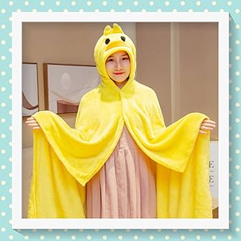 Amazon｜(APOSITV)ブランケット ひざ掛け ひよこ コンパクト