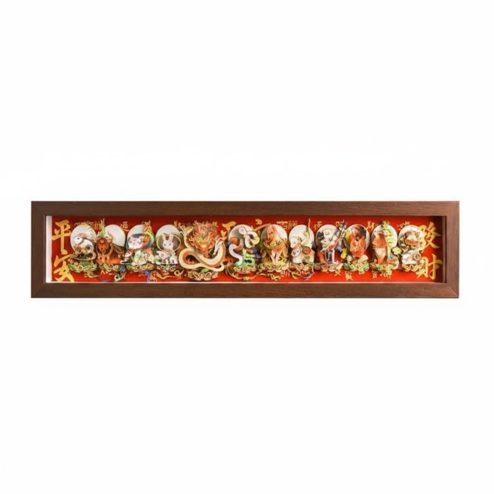 petsola 3D Deko-Tafel Dreidimensional Tischaufsteller Bild Strukturiert Wohndeko für Wohnzimmer, Schlafzimmer