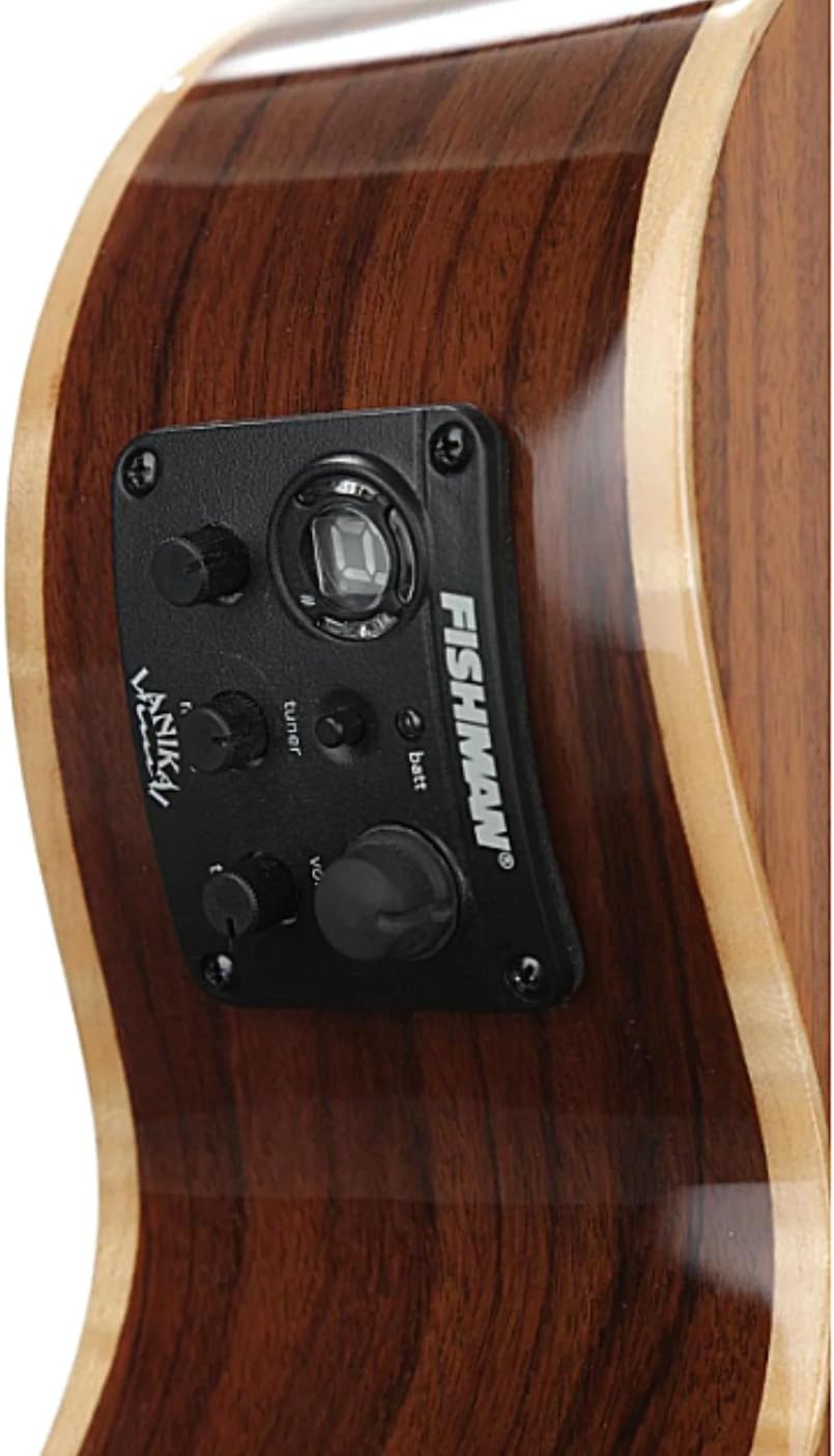 Lanikai MRS-CET 4 String Ukulele, Tenor All Morado Ukulele with Cutaway and Electronics