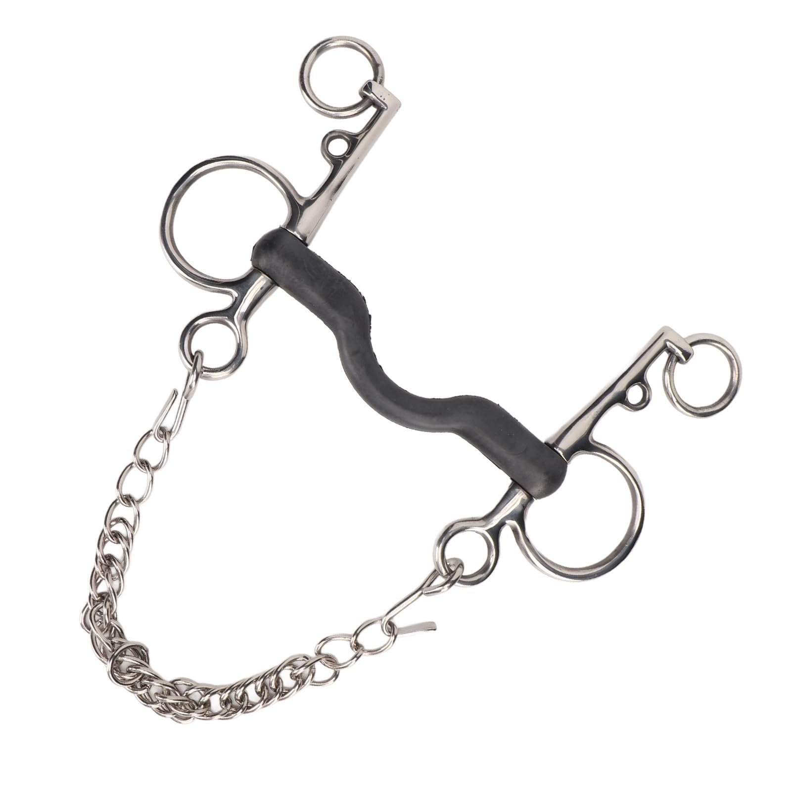 Filete De Boca De Caballo, Rodillo De Boca Para Masticar Caballo De Acero Inoxidable, Filete De Boca De Caballo Para Accesorios De Caballo(135mm)