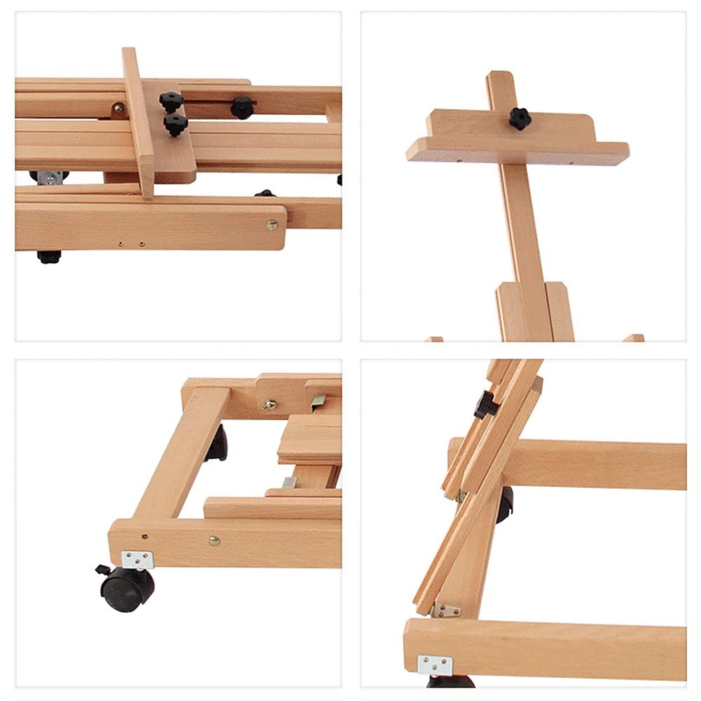 SAeWare Professionals - Soporte de estudio ajustable para pintura horizontal y exposición, estación de trabajo de manualidades, tumbado de pie
