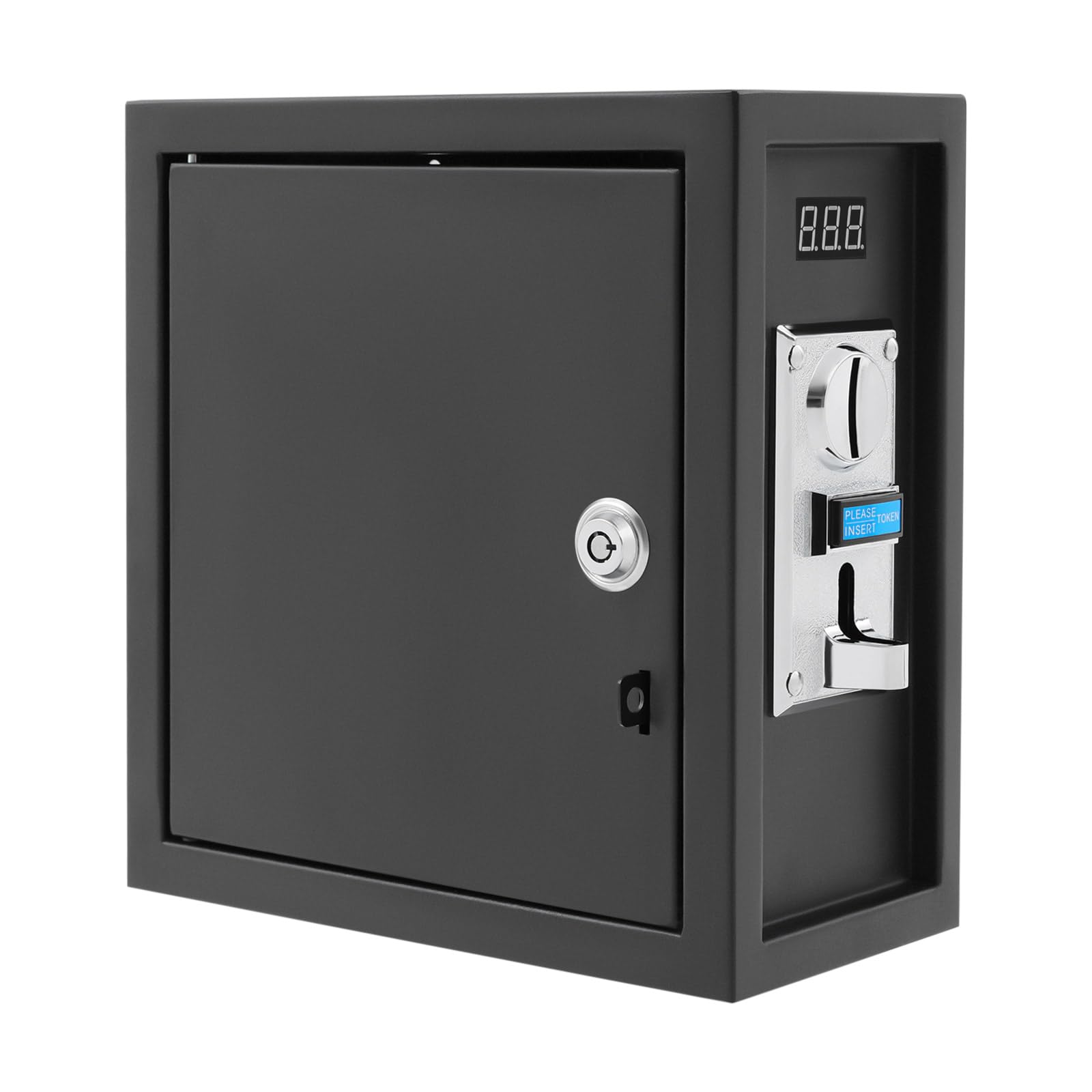 1250W Münzzähler Timer Steuerbox-Timer-Steuerungsnetzteilkasten 30A, Münzautomat für Waschmaschinen, Massagesessel und Spielautomaten, Münzbox mit Zeitakkumulation