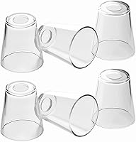 Vista 9 de Pantalla de cristal transparente de repuesto, base E26 con adaptador de 1-5/8 pulgadas, paquete de 3 pantallas de repuesto de cono para luz