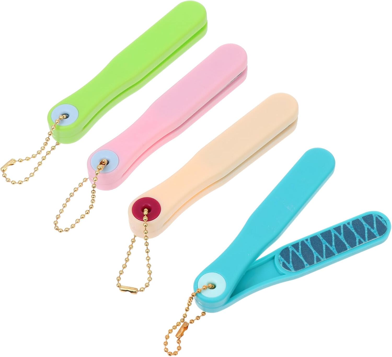 4 Pcs Nano Glass Nail Files Double-Sided Polishing Tools for Fingernail Care DIY Nail Art Supplies Portable Anti-Drop Manicure Accessories