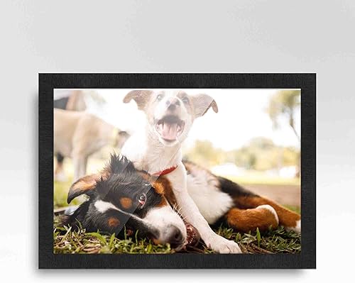 Miniatura 2 de Marco de fotos de madera real negro de 16 x 27 pulgadas de ancho de 1.25 pulgadas Profundidad del marco interior de 0.5 pulgadas Marco de fotos