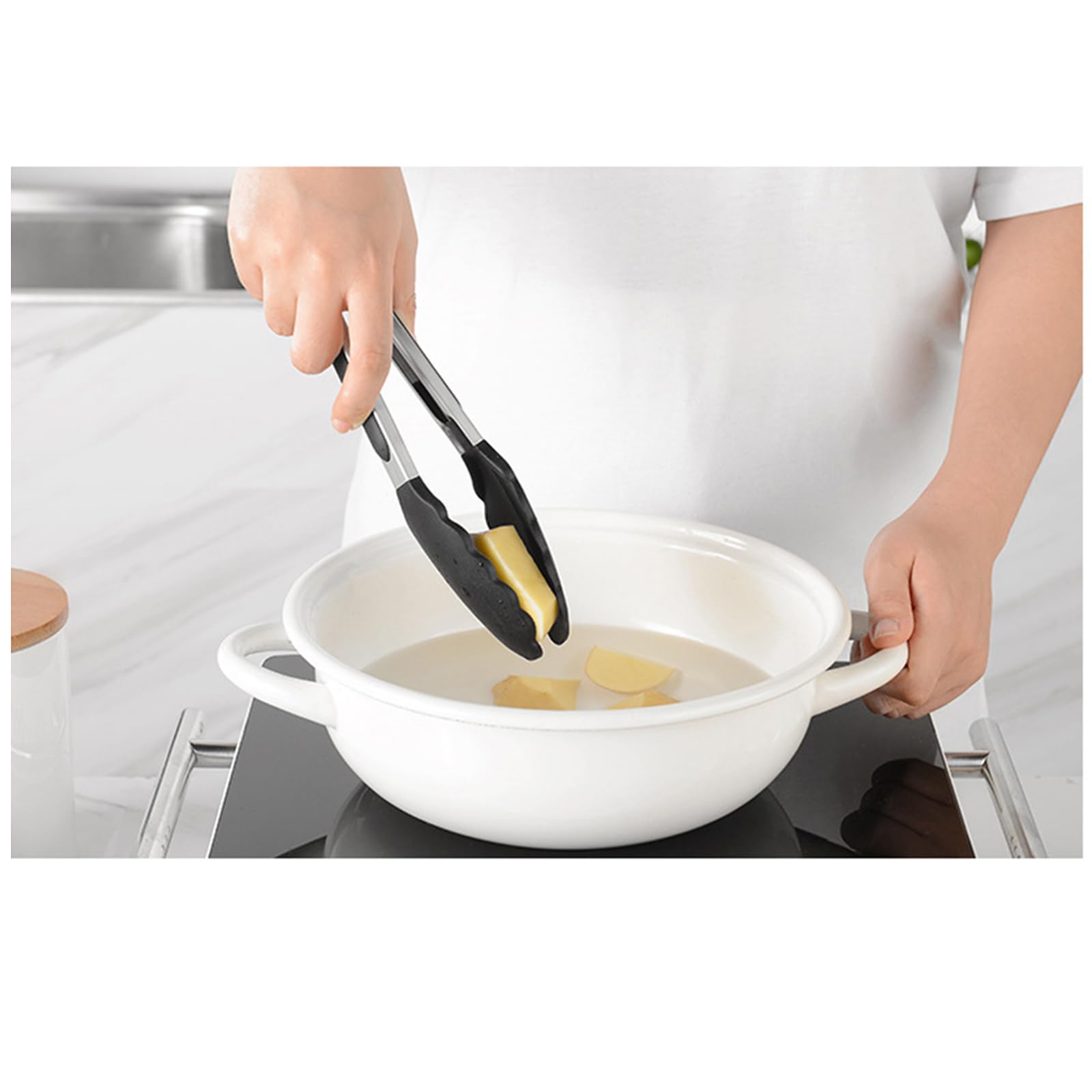 11 Stück Küchenhelfer Set, Silikon Küchenutensilien Set, Antihaft Hitzebeständiger Holzgriff Kochbesteck Mit Utensilienhalter, Silikonspatel Kochgeschirr Set, Spülmaschinengeeignet