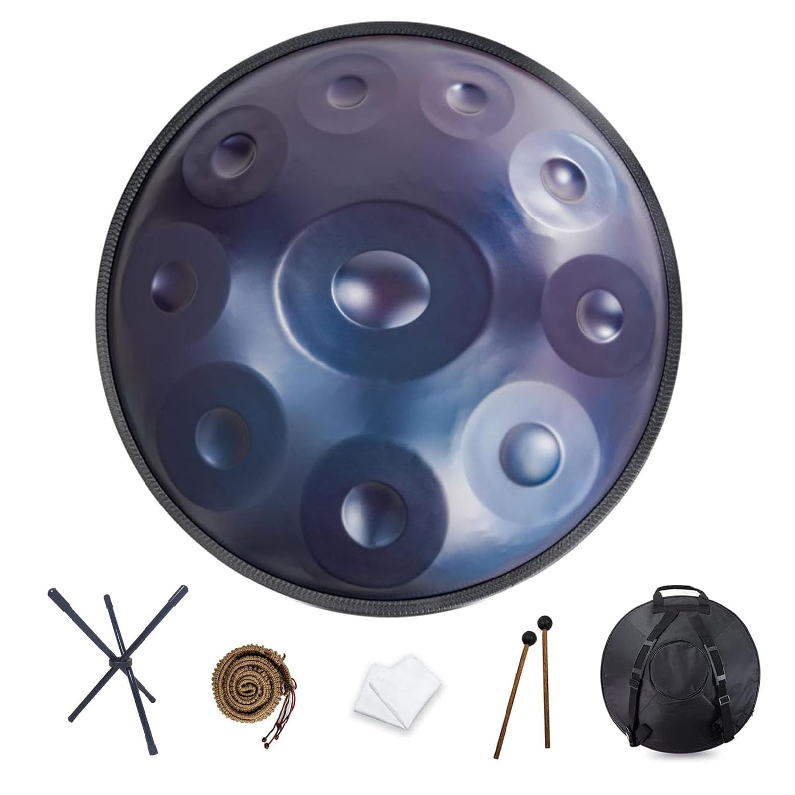 Amazon.co.jp: 440 hz ハンドパンドラム楽器 d マイナー、9/10/12