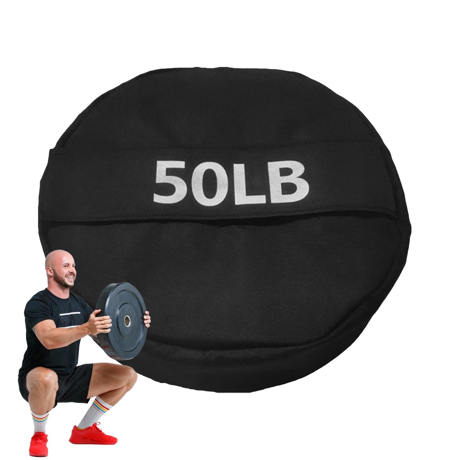 Bolsa para entrenamiento pesado genérica Unfilled | Sandbag de fitness personalizable para entrenamiento completo y núcleo | Durable Ejercise Weight Bag for Functional Training, and Conditioning