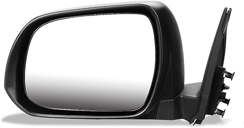 DNA Motoring OEM-MR-TO1320246 Espejo de puerta lateral izquierdo con calefacción estilo de fábrica compatible con Toyota Highlander 08-13
