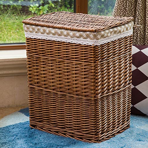 ランドリーバスケット ラタンバスケット ポータブル ランドリ