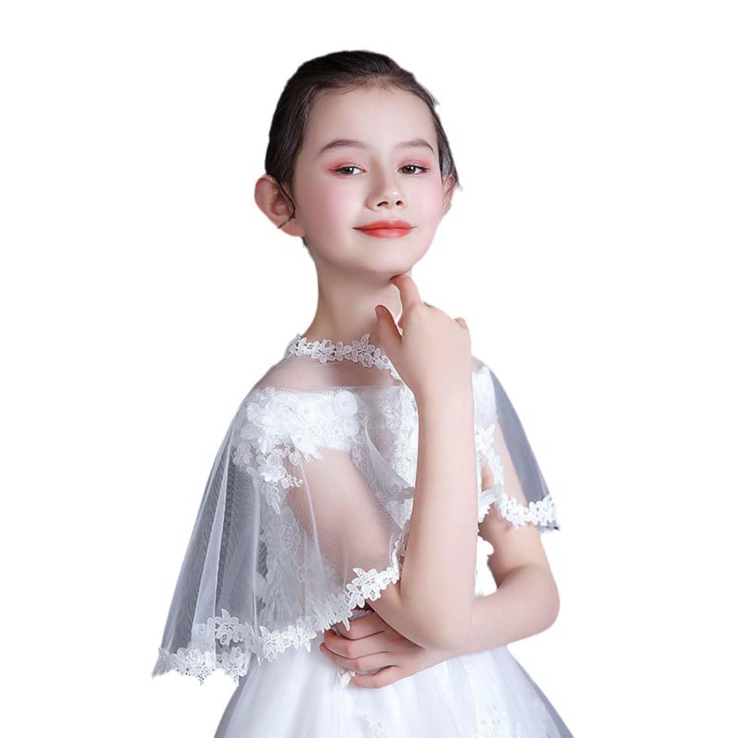 Amazon.co.jp: 子供 ケープ ファーケープ キッズ ファーボレロ 女の子