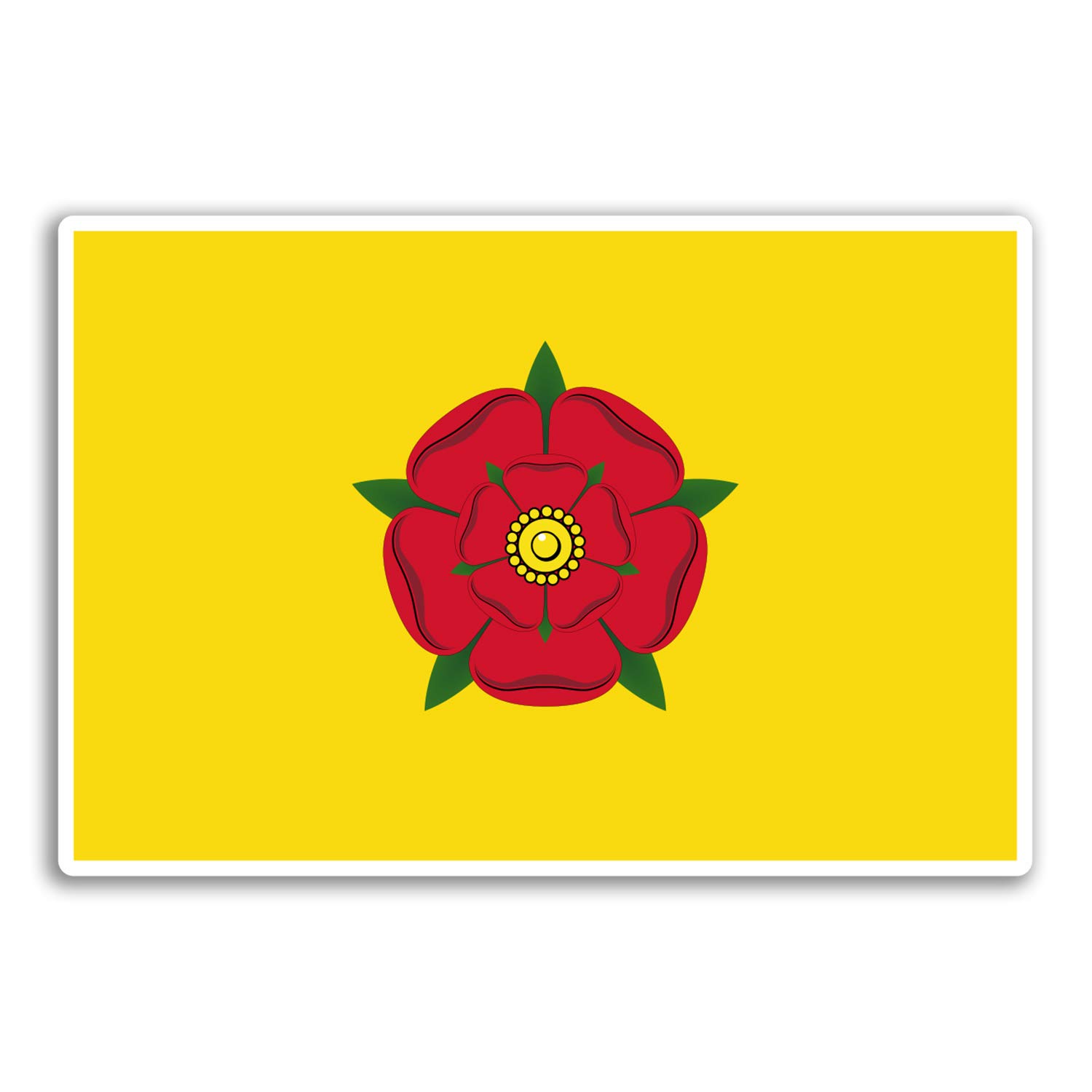 2 x 10cm Lancashire UK GB Vinyl Stickers - Travel Sticker Laptop Luggage #32829 (10cm Wide)