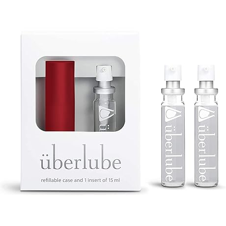 ÜBERlube - Natural Silicone Lube for Unscented, Flavorless, Zero Residue Sex Play