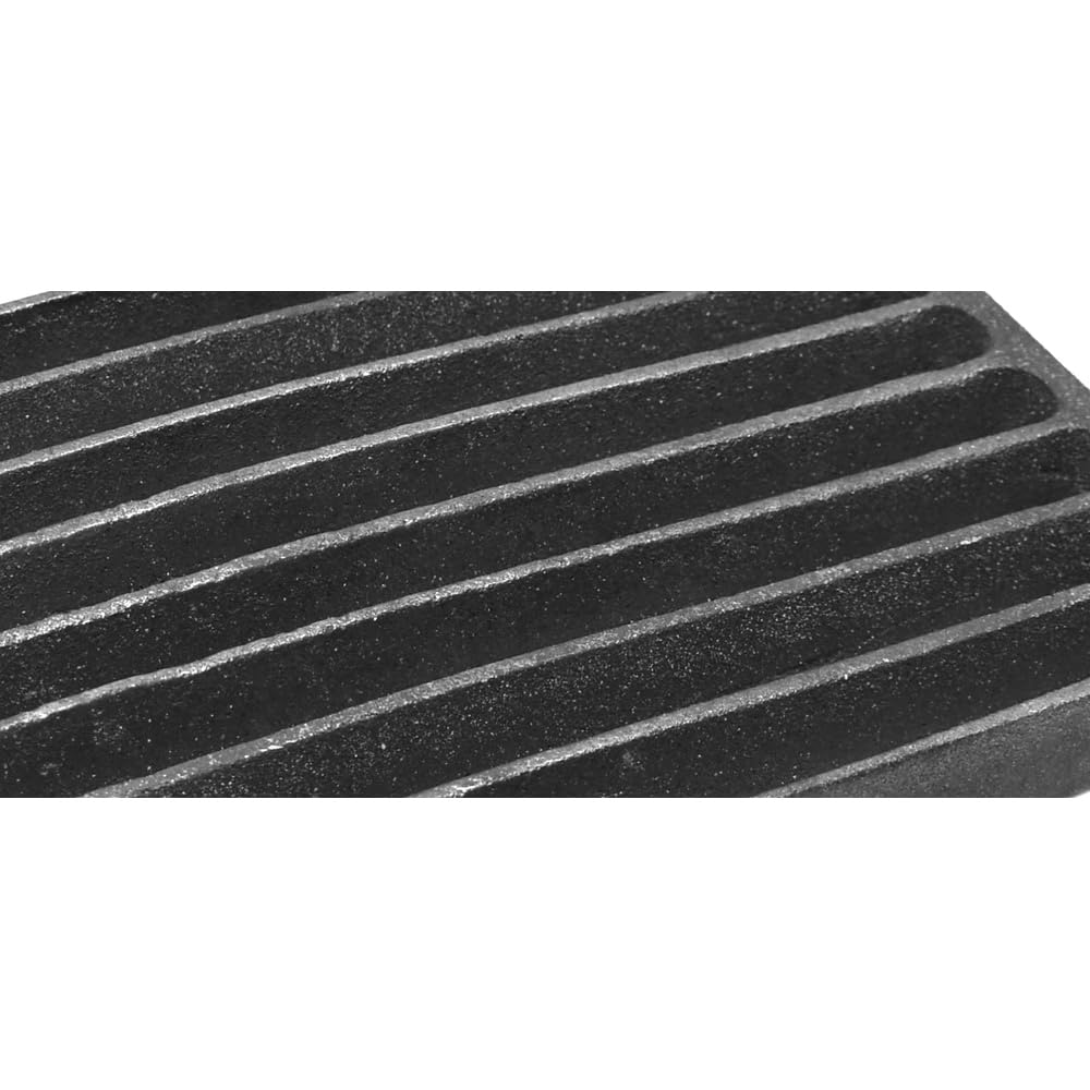 SEZAM Parrilla de hierro fundido para chimenea, 33 x 20,5 cm, rejilla para chimenea, rejilla para chimenea, rejilla para estufa, rejilla para chimenea, piezas de repuesto, accesorios de hierro — view 5