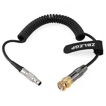 Timecode Sync Cable| BNC to 5 Pin SMPTE Timecode Cable for ARRI Alexa Mini/XT Camera| Sound Devices ZAXCOM