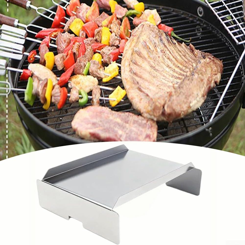 Grill płyta grzewcza ze stali nierdzewnej, 33 x 11 x 15 cm, osłona
