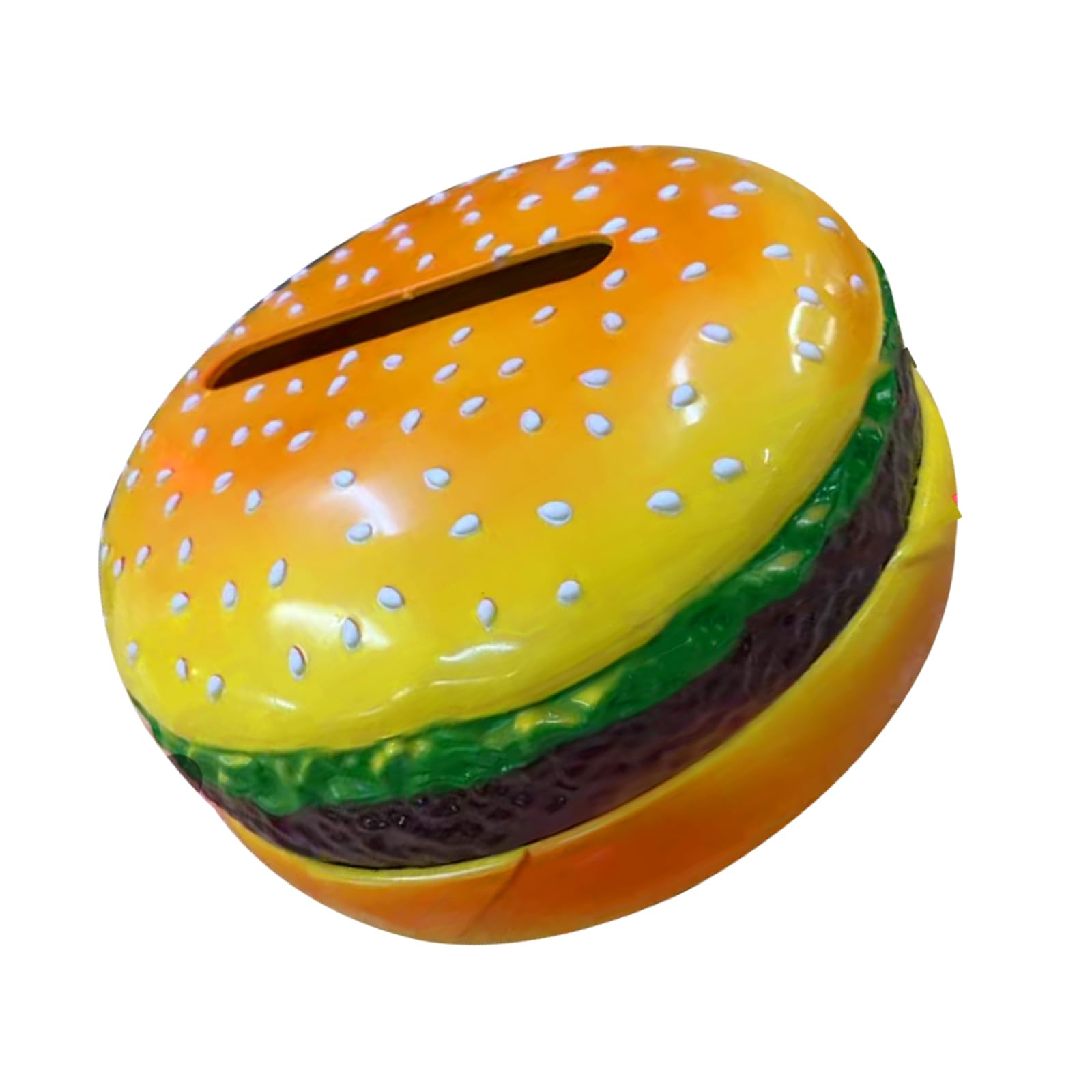 Retro Hamburger Tissue Box Kitchen Decoration Storage Container for Living Room Fun Decorative Organizers