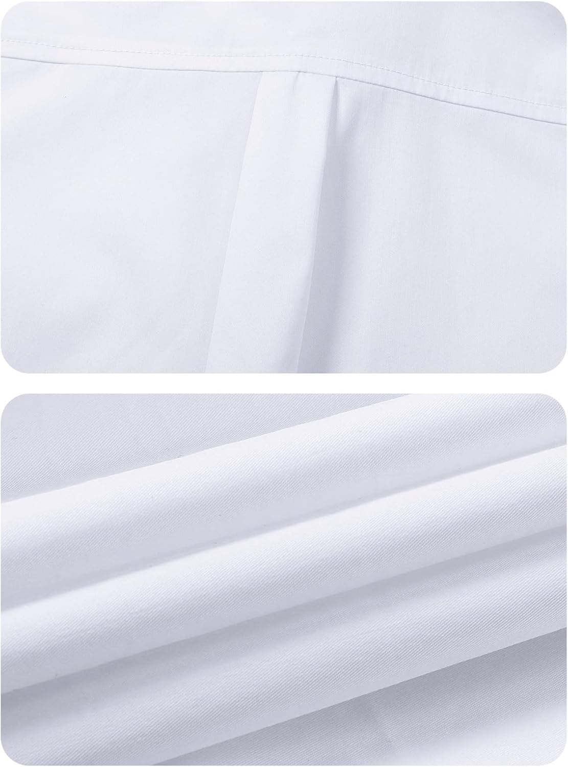 A&J DESIGN Boys Short Sleeve Dress Shirt Kids Formal Uniform Solid Collared Button Down Shirt with Chest Pocket - Image 6