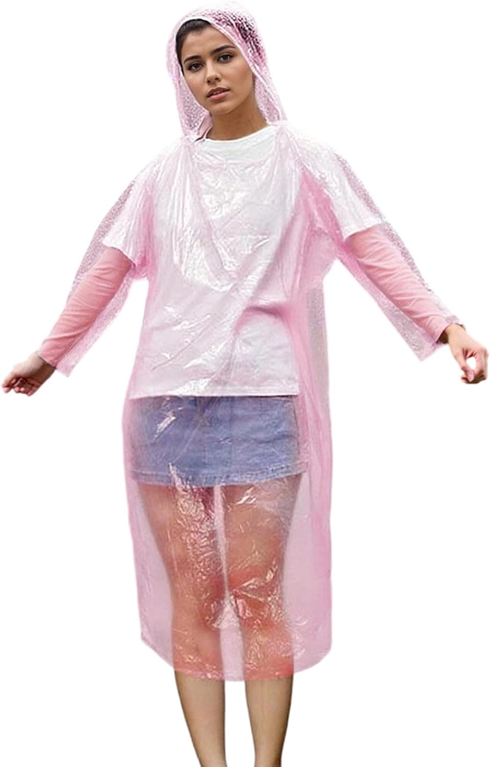 Waterproof Rain Poncho Men Women Lightweight Hiking Breathable Leisure Jackets for Lightweight Raincoats for Everyday Use Versatile Packable Design Suitable for All Seasons