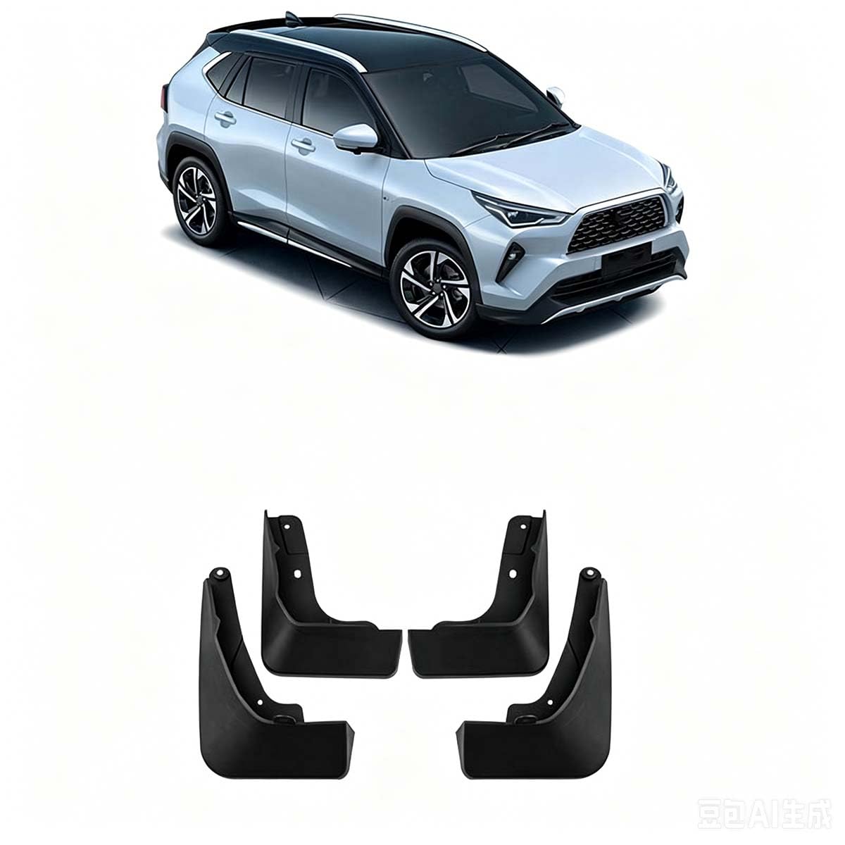 Garde-Boue pour Protéger la Carrosserie Toyota Yaris Cross 2023-2025
