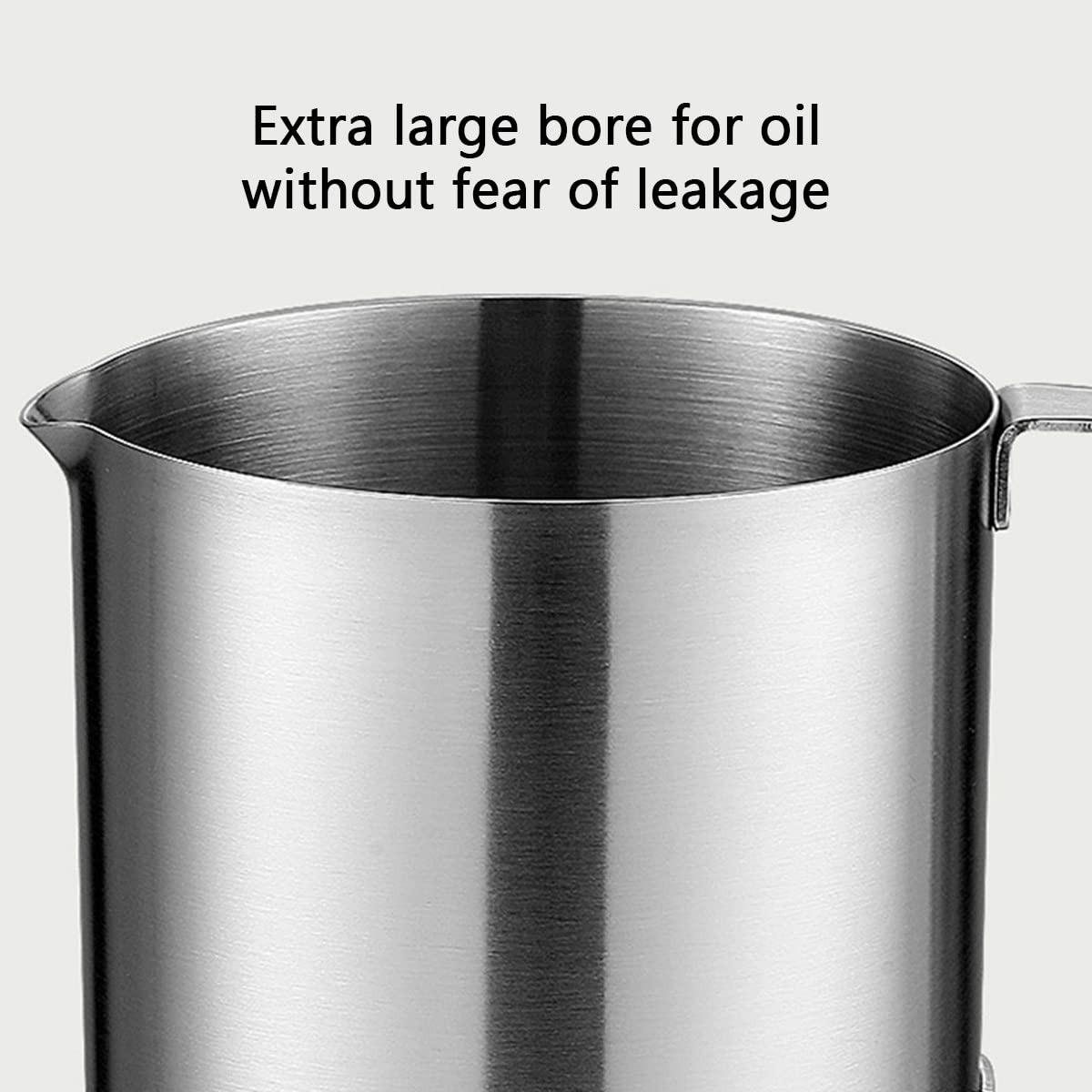 LEIYTFE Recipiente para Aceite con Filtro Colador De Aceite De Acero Inoxidable Lata De Aceite De Cocina para Grasa,Aceite De Fritura Caliente, con Colador De Malla Fina Y Bandeja (Size : 1.6L)