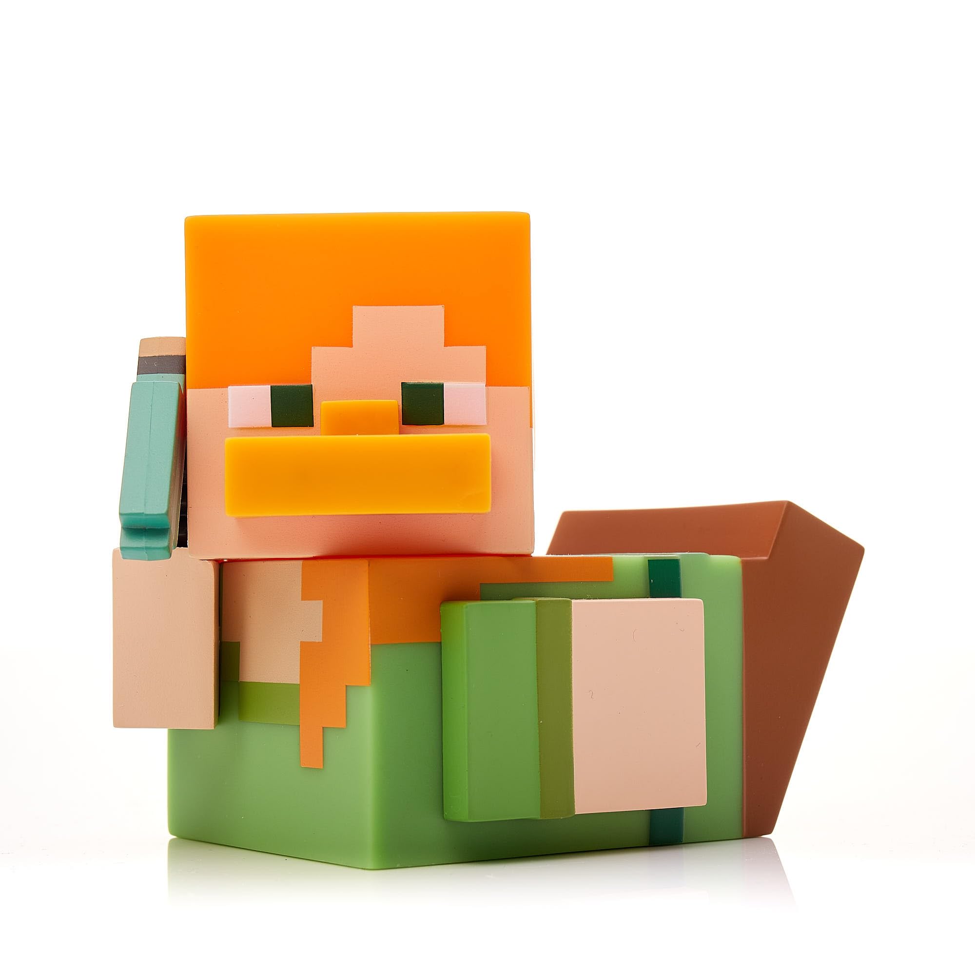 TUBBZ: Minecraft - Alex Rubber Duck Collectable Figure 9 cm