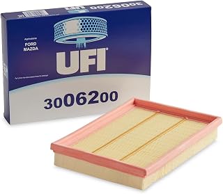 UFI Filters, Filtro de Aire 30.062.00, Filtro de Aire de Recambio, Apto para Coche, Apto para Modelos Ford Courier, Puma, Fiesta IV, Fiesta VAN, Mazda 121