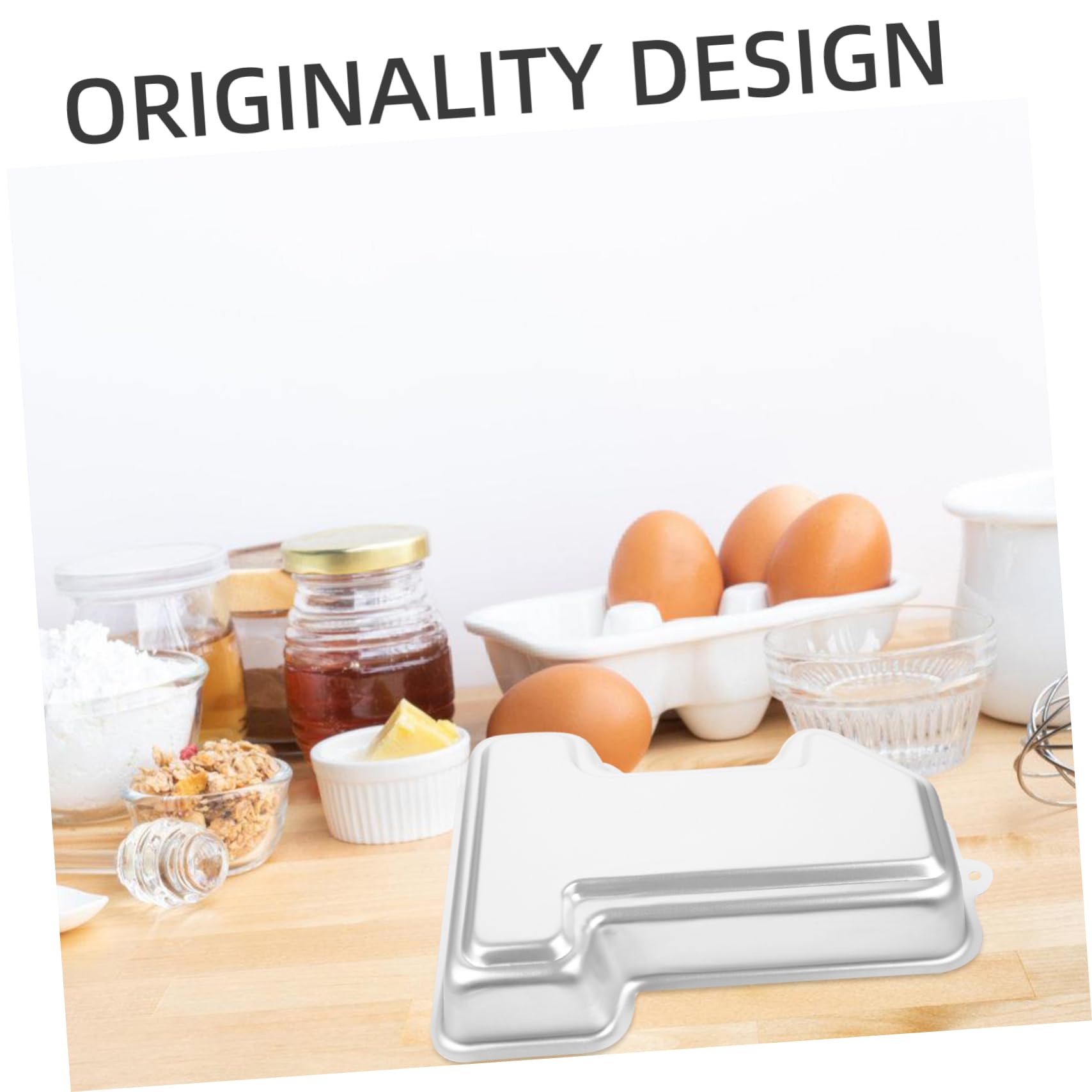 Amosfun 5 Piezas 1 Molde De Torta Bandeja Para Hornear Bandeja De Hornear Molde Para Pasteles Herramienta De Cocina Para Hornear Para Hornear De Metal Aleación De Aluminio