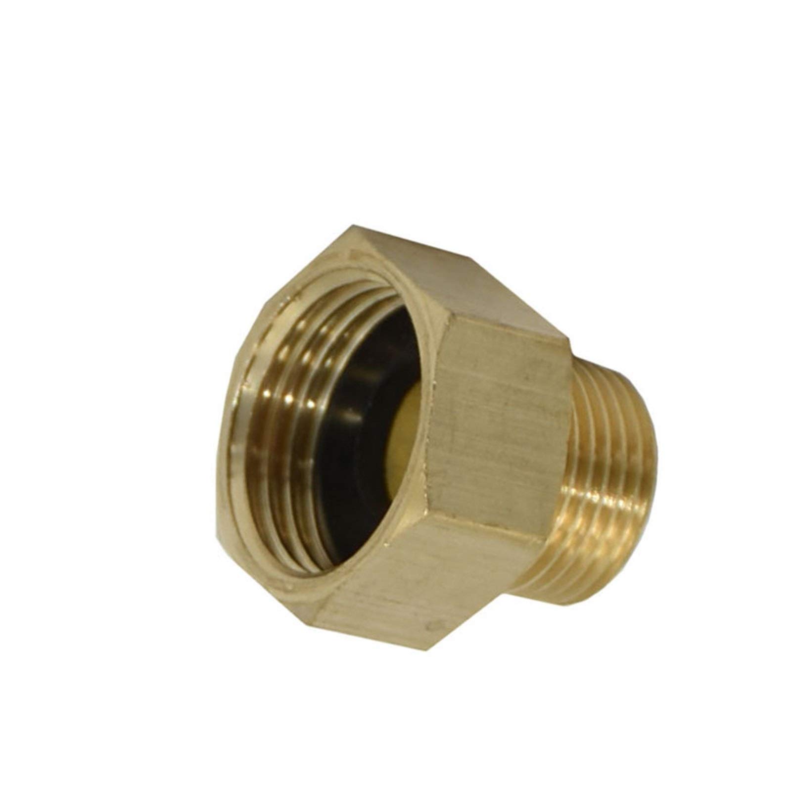 Tubo flessibile da giardino con connessione rapida Filettatura esterna 3/8" a 1/2" in ottone filettatura esterna filettato Connettore tubo di riparazione tubo da giardino rubinetto connettore Raccordi