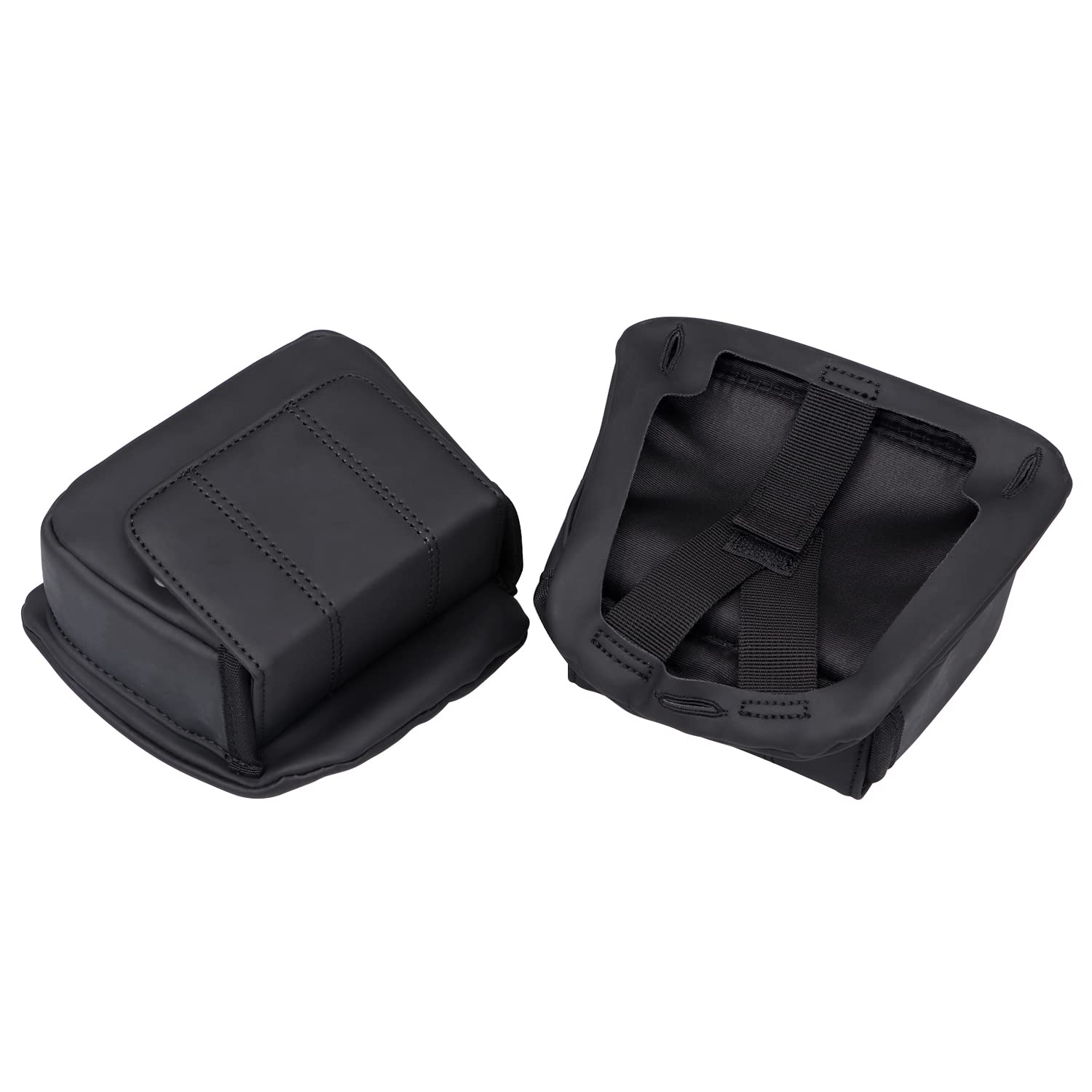 YDLMT 1 Pair Black Motorcycle Lower Fairing Tool Bag Panel Door Pockets Fit for Harley Touring Electra Glide Street Glide Road Glide Tri Glide Ultra Limited CVO 2014-2023