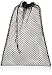 Equinox Nylon Mesh Stuff Bag, Black, 11 x 16-Inch