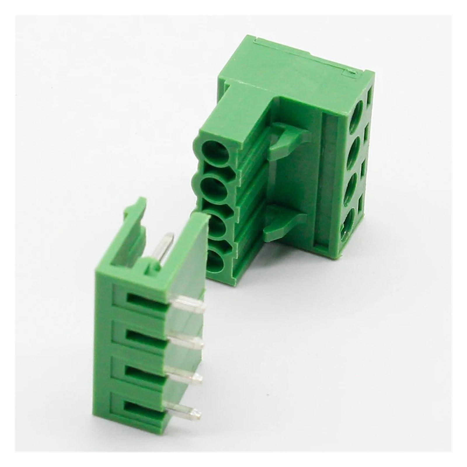 Terminales de tornillo para PCB con conector de 4 pines en ángulo recto HT5.08